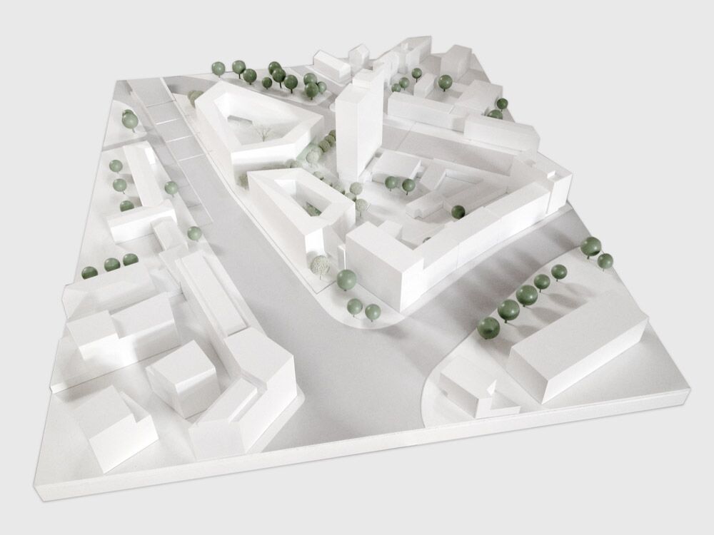 Wohnungsneubau Tel-Aviv-Straße Modell 5