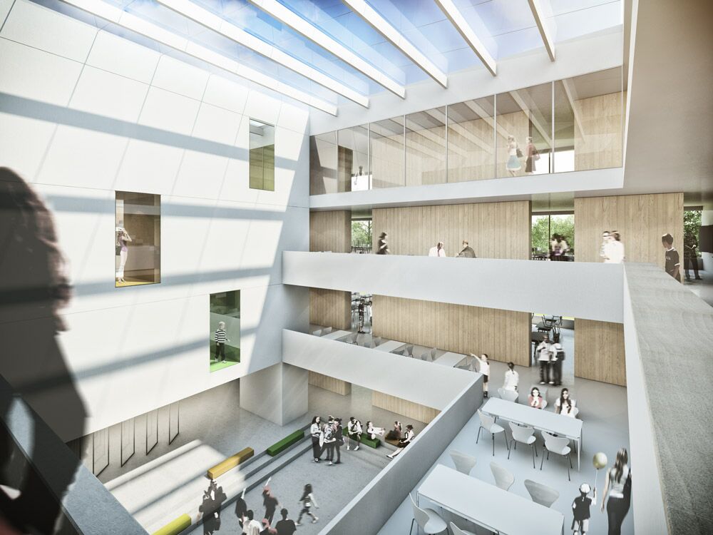 Neubau Gesamtschule Nippes Rendering2